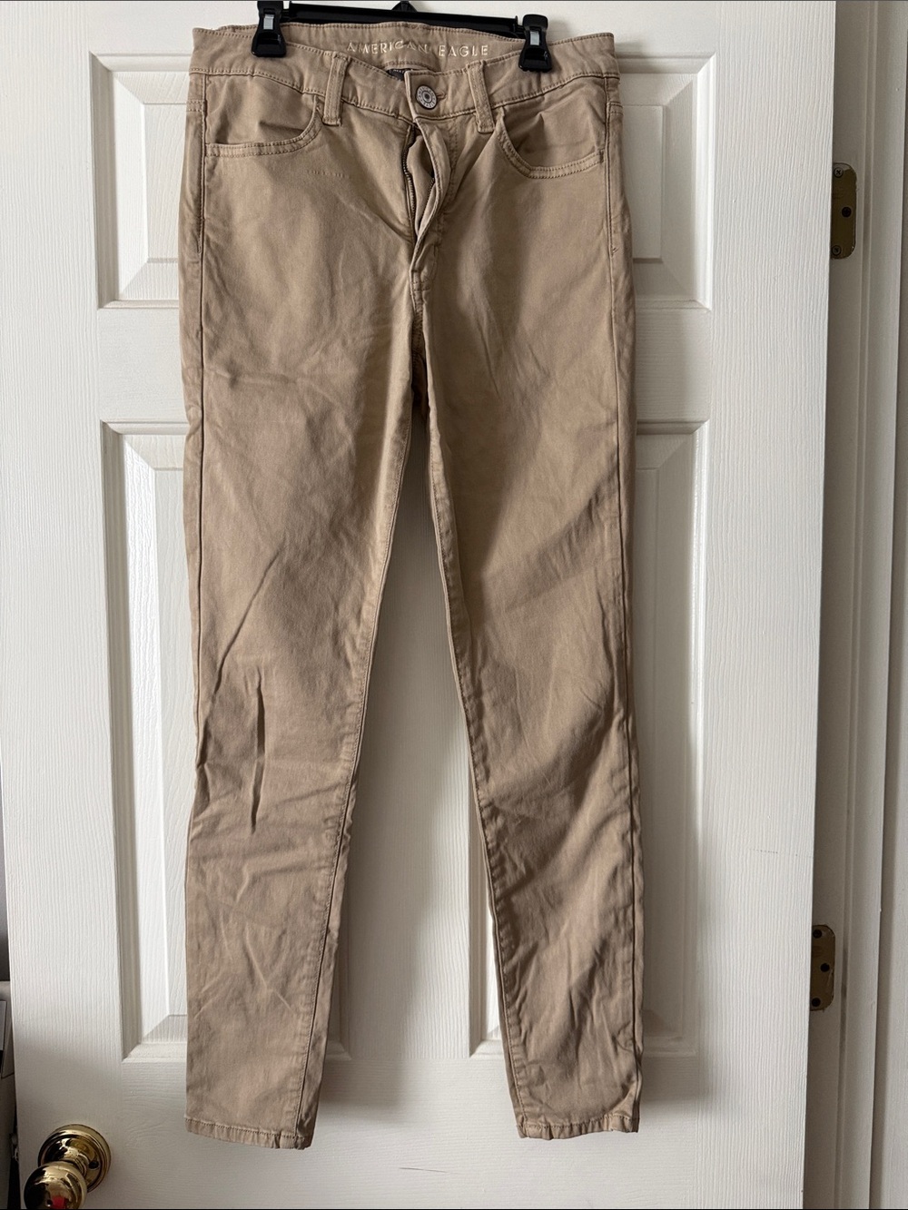 American Eagle Outfitters Skinny Chino Pants in Light Khaki